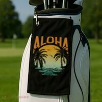 Aloha Summer Beach Golf Towel thumb 2