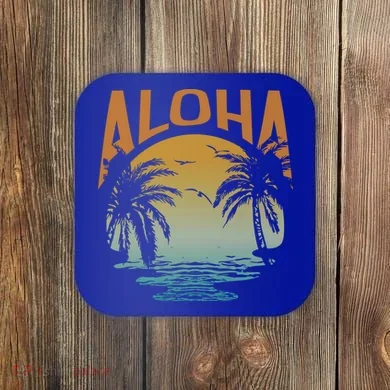 Aloha Summer Beach Coaster