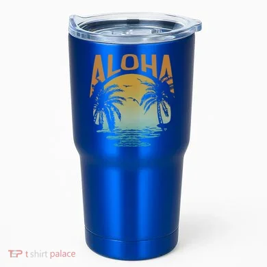 Aloha Summer Beach Tumbler