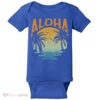 Aloha Summer Beach Baby Bodysuit thumb 0