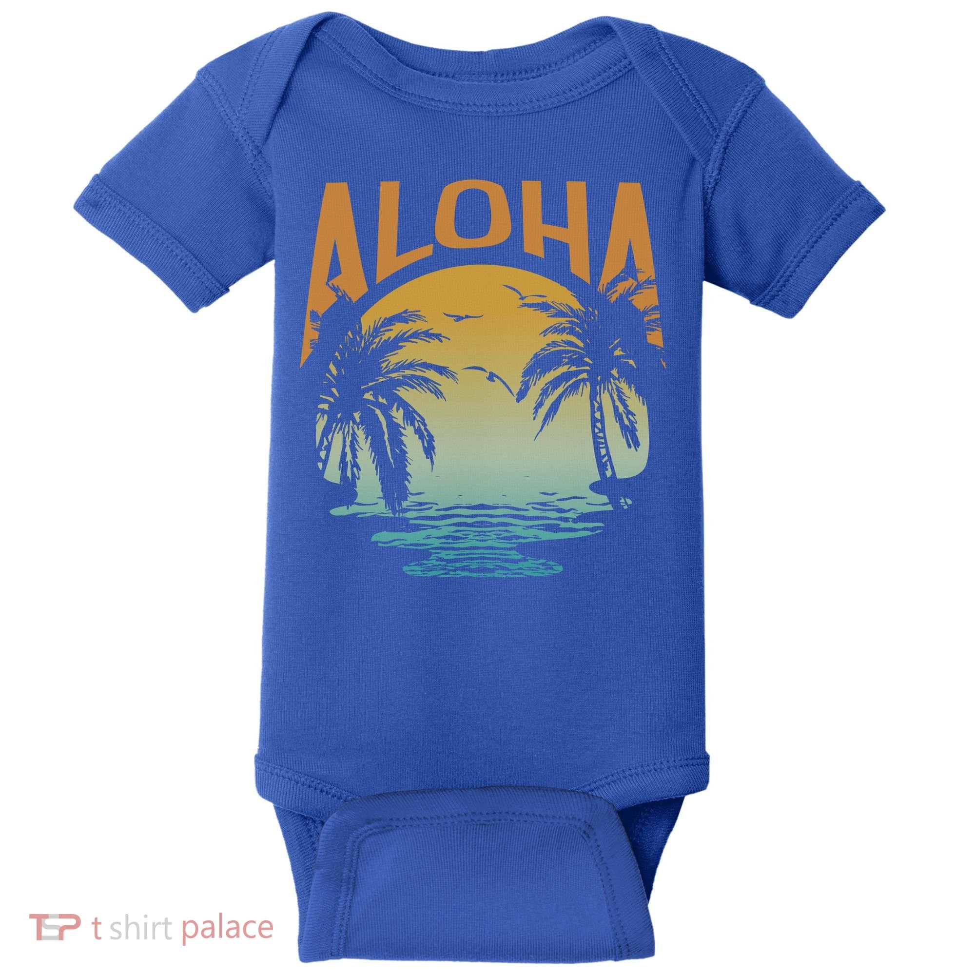 Aloha Summer Beach Baby Bodysuit
