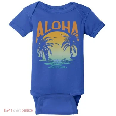 Aloha Summer Beach Baby Bodysuit