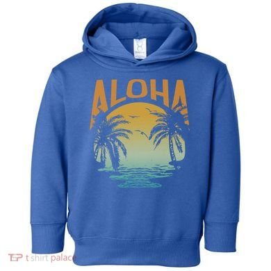 Aloha Summer Beach Toddler Hoodie