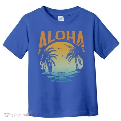 Aloha Summer Beach Toddler T-Shirt