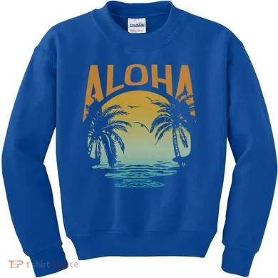 Aloha Summer Beach Kids Sweatshirt