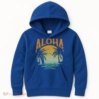 Aloha Summer Beach Kids Hoodie thumb 0