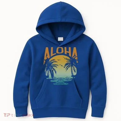 Aloha Summer Beach Kids Hoodie