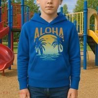 Aloha Summer Beach Kids Hoodie thumb 2