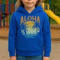 Aloha Summer Beach Kids Hoodie thumb 3