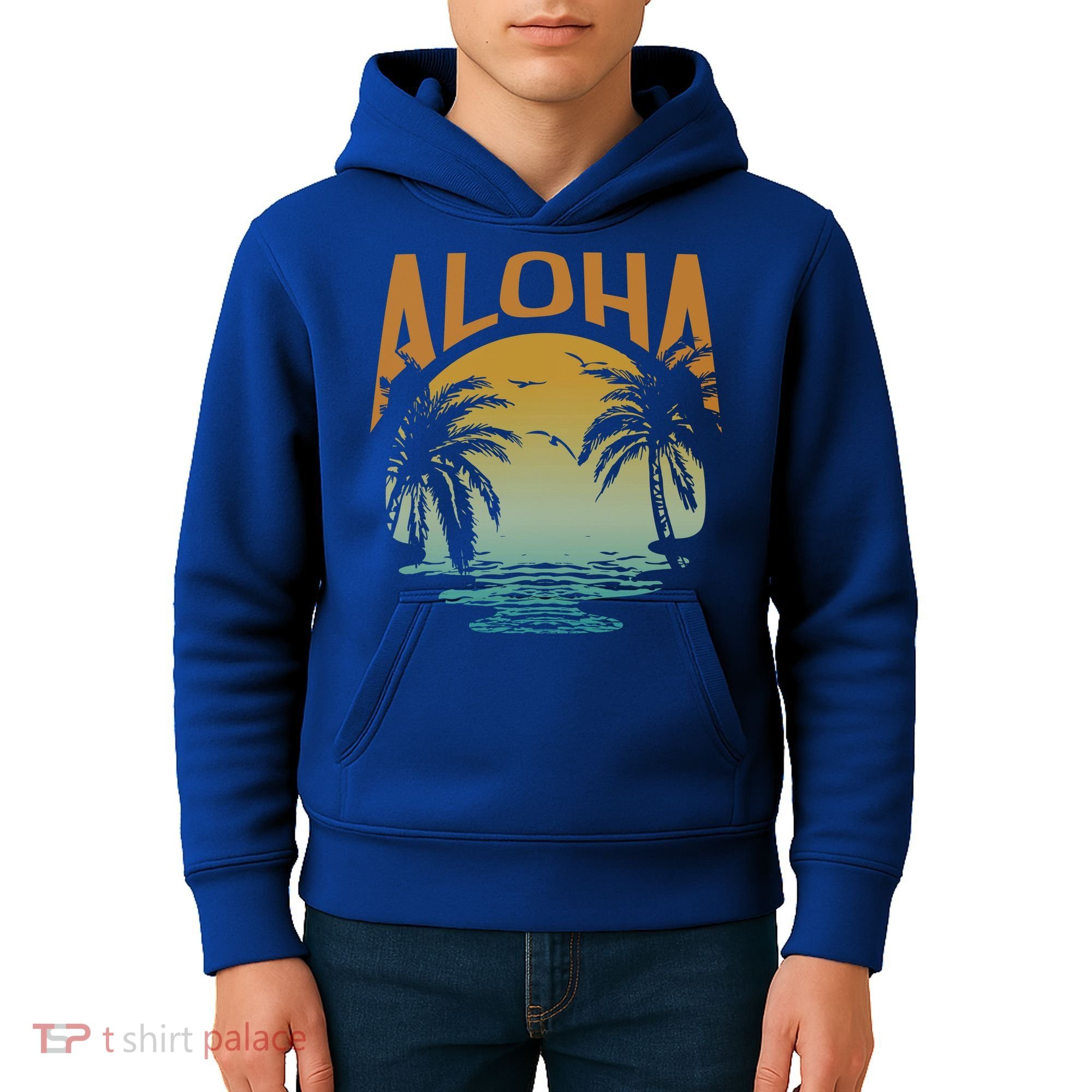 Aloha Summer Beach Kids Hoodie