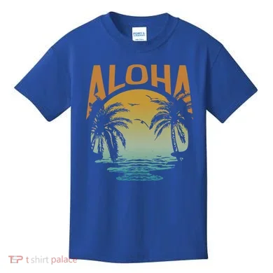 Aloha Summer Beach Kids T-Shirt