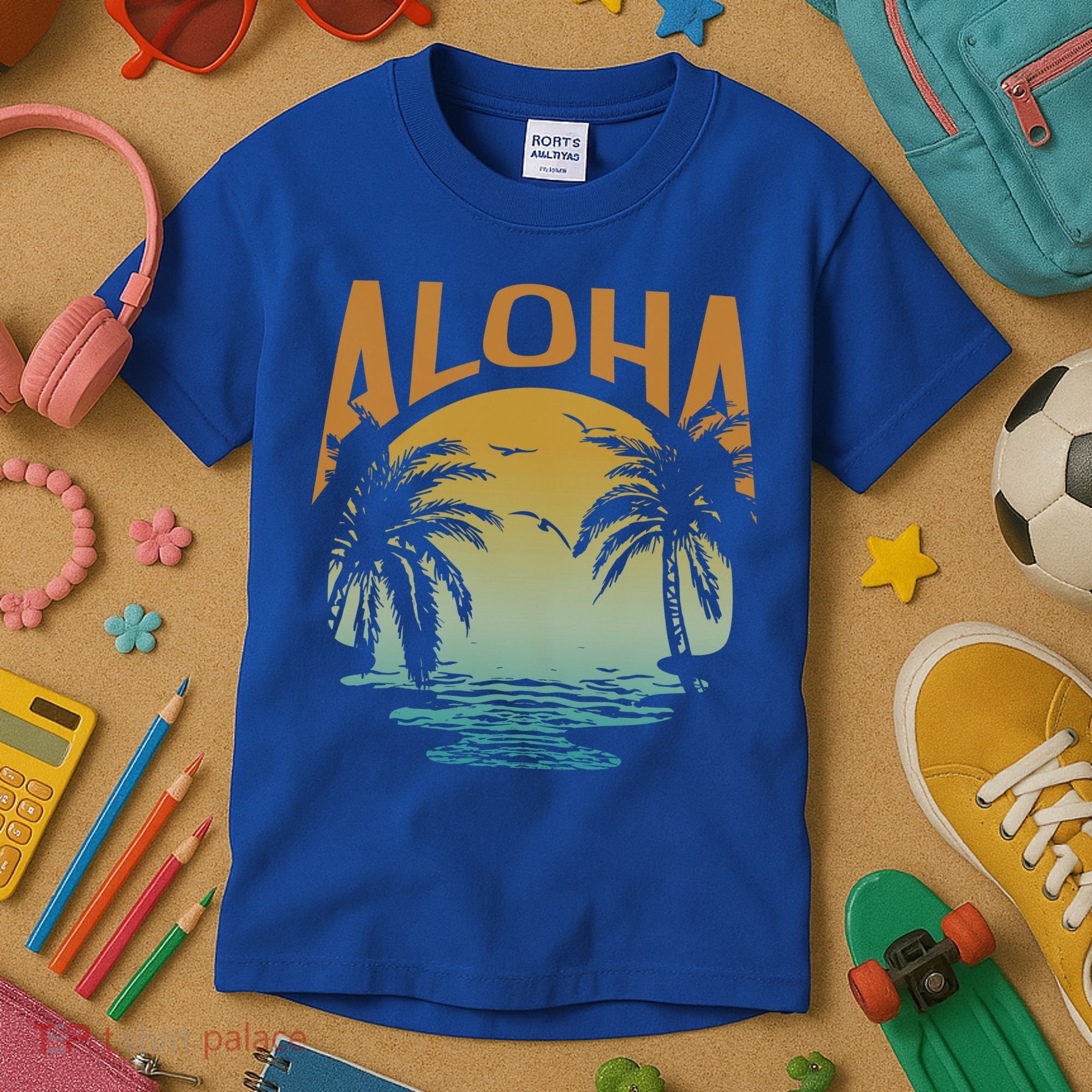 Aloha Summer Beach Kids T-Shirt
