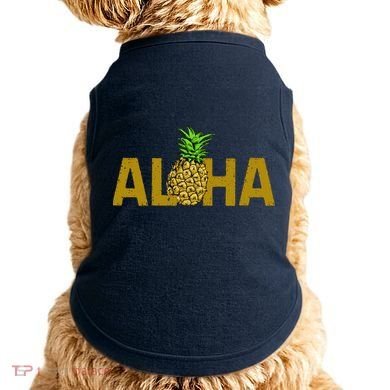 Aloha Summer Pineapple Doggie Tank