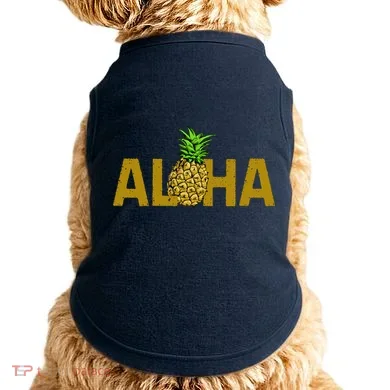 Aloha Summer Pineapple Doggie Tank