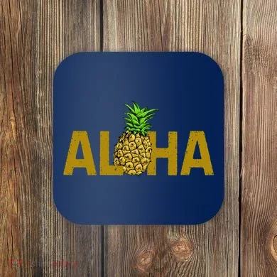 Aloha Summer Pineapple Coaster