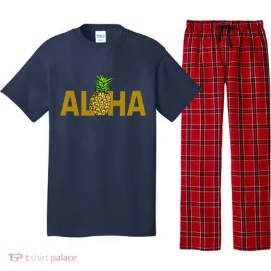 Aloha Summer Pineapple Pajama Set