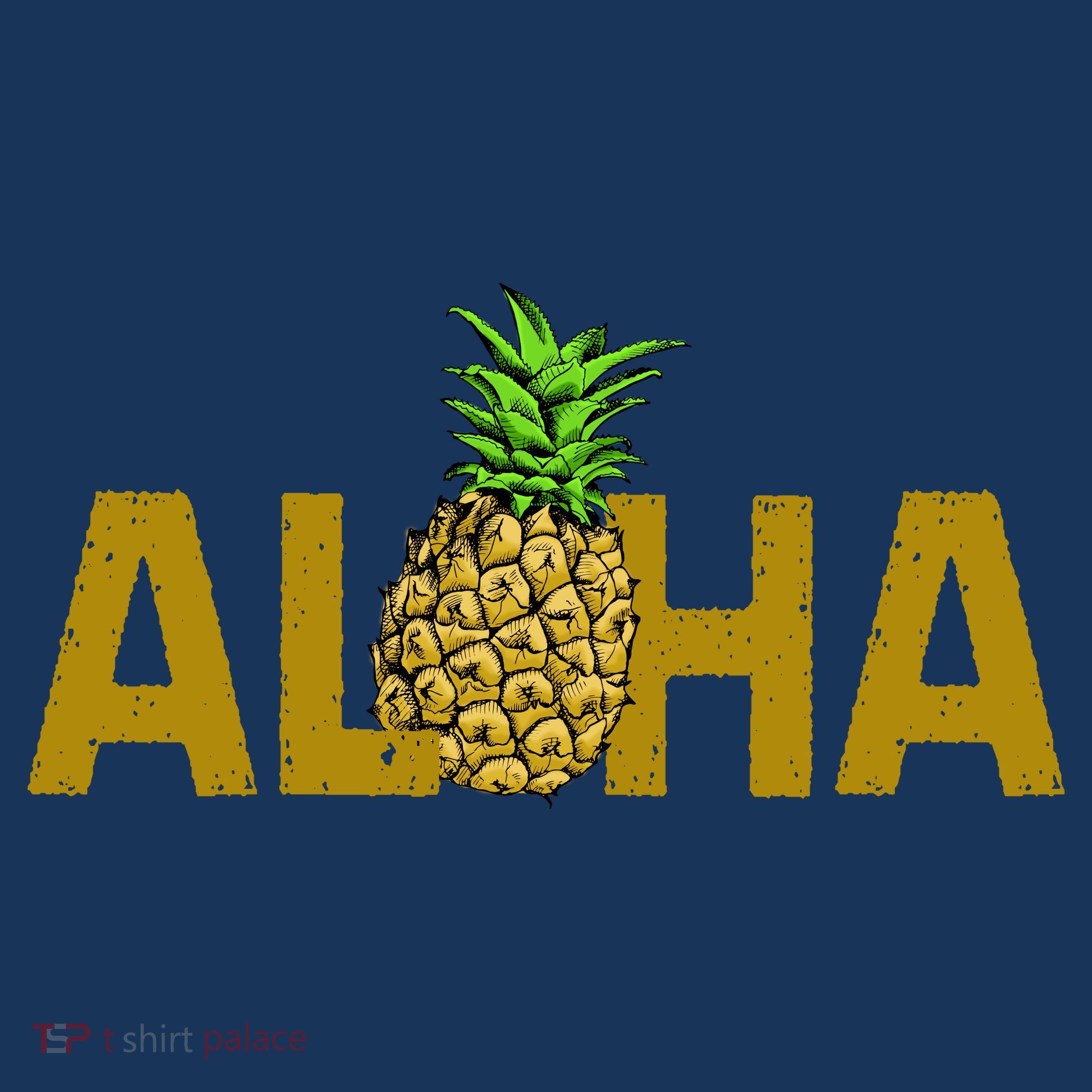 Aloha Summer Pineapple Baby Bodysuit