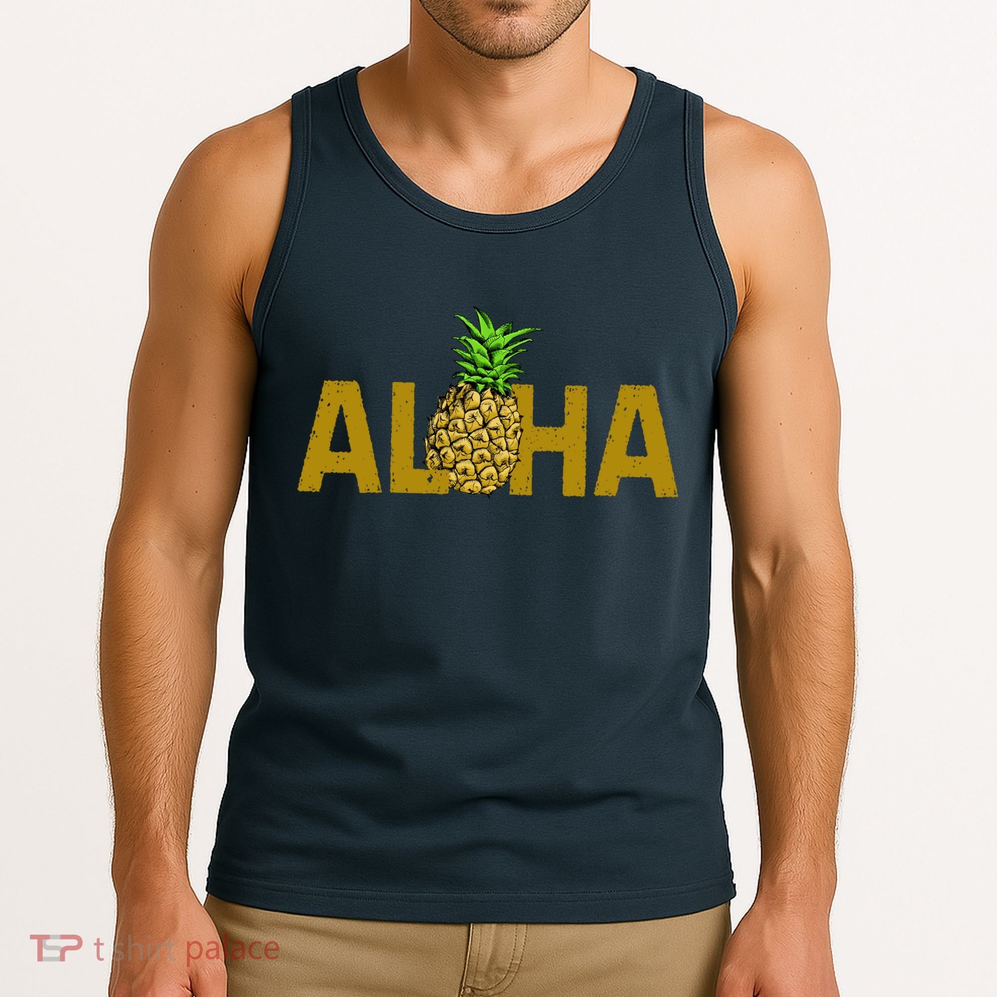 Aloha Summer Pineapple Tank Top