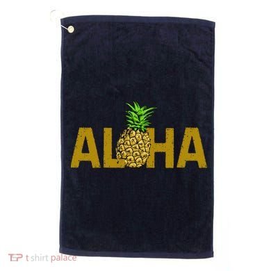 Aloha Summer Pineapple Golf Towel