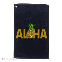 Aloha Summer Pineapple Golf Towel thumb 0