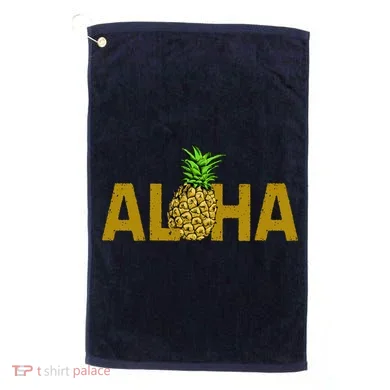 Aloha Summer Pineapple Golf Towel
