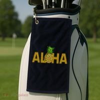 Aloha Summer Pineapple Golf Towel thumb 2