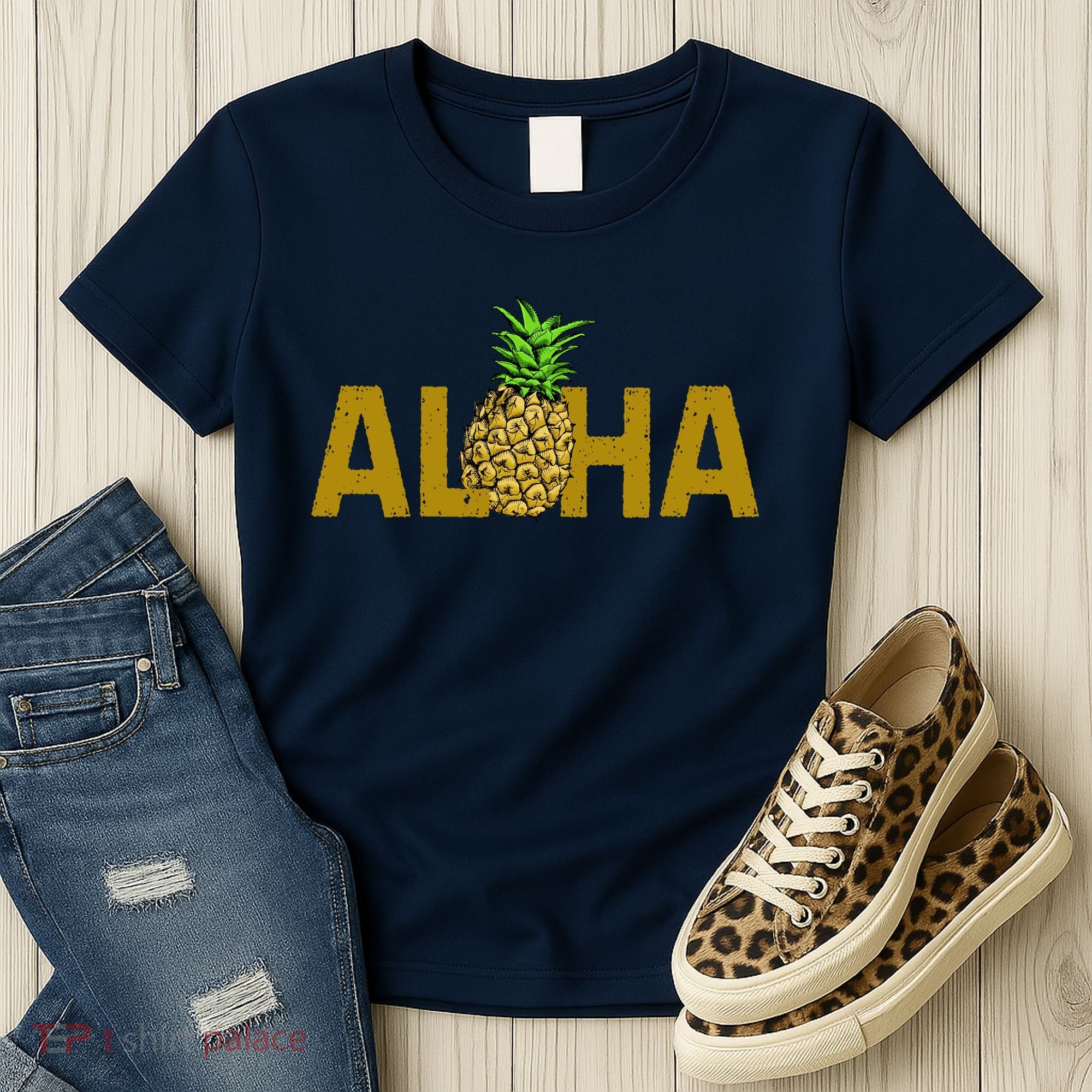 Aloha Summer Pineapple Women's T-Shirt