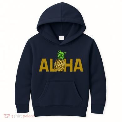 Aloha Summer Pineapple Kids Hoodie