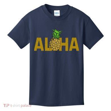 Aloha Summer Pineapple Kids T-Shirt
