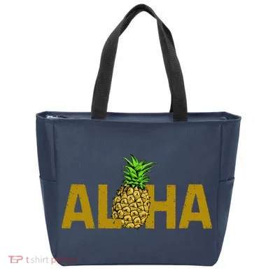 Aloha Summer Pineapple Tote Bag