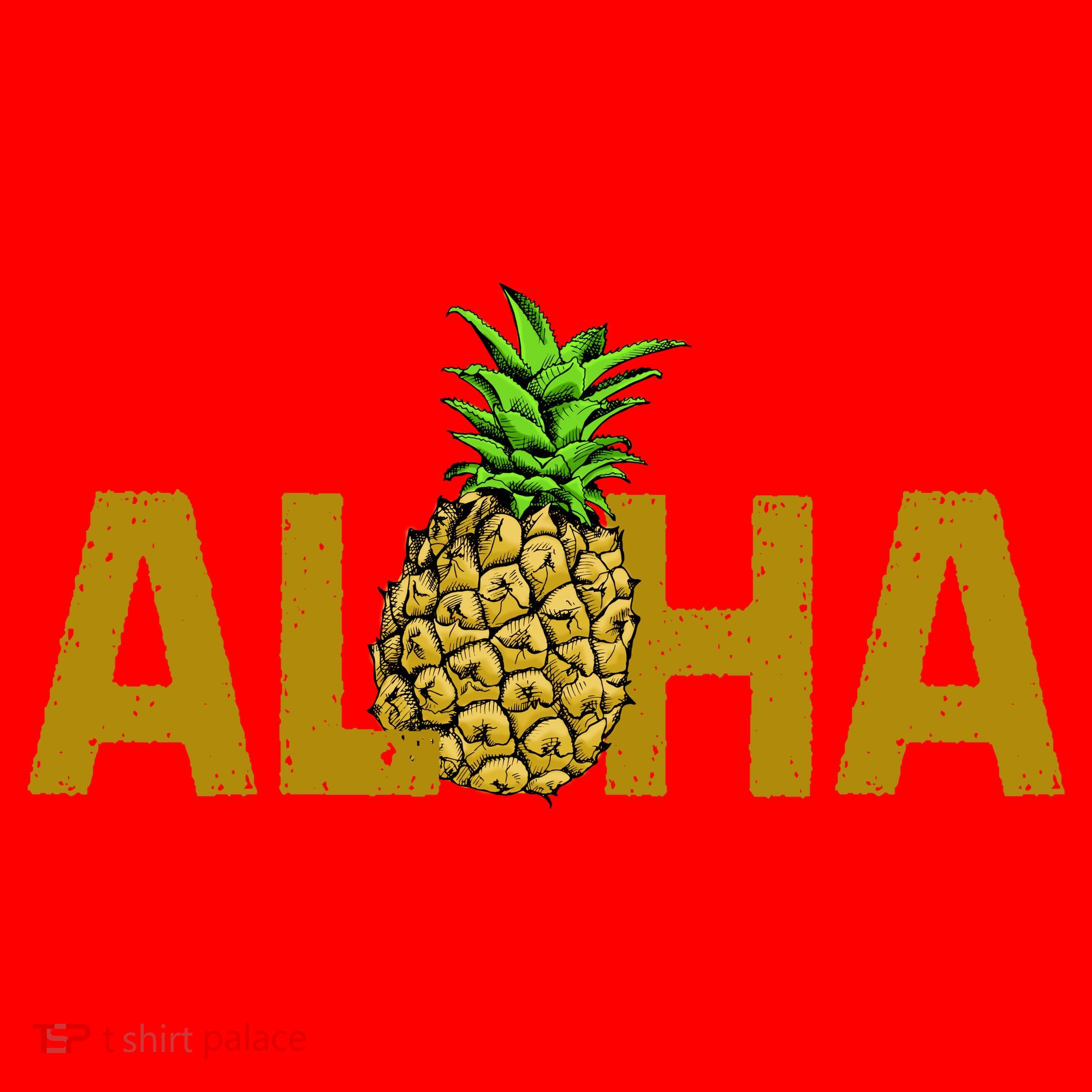 Aloha Summer Pineapple Santa Hat