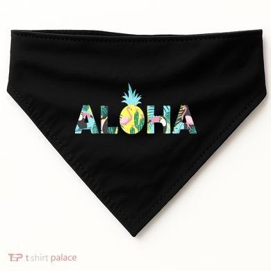 Aloha Tropical Style USA-Made Doggie Bandana