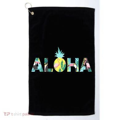 Aloha Tropical Style Golf Towel