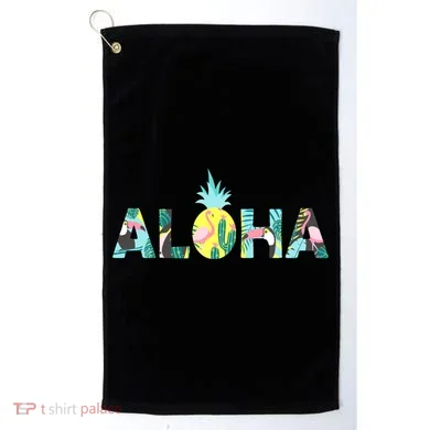 Aloha Tropical Style Golf Towel