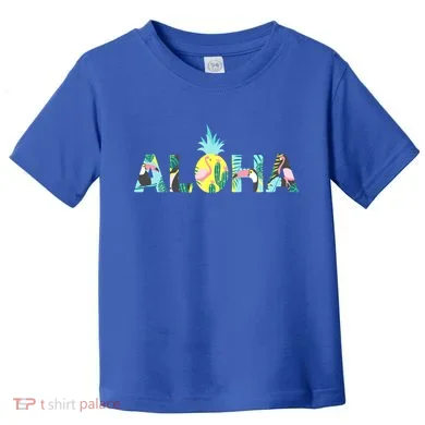 Aloha Tropical Style Toddler T-Shirt