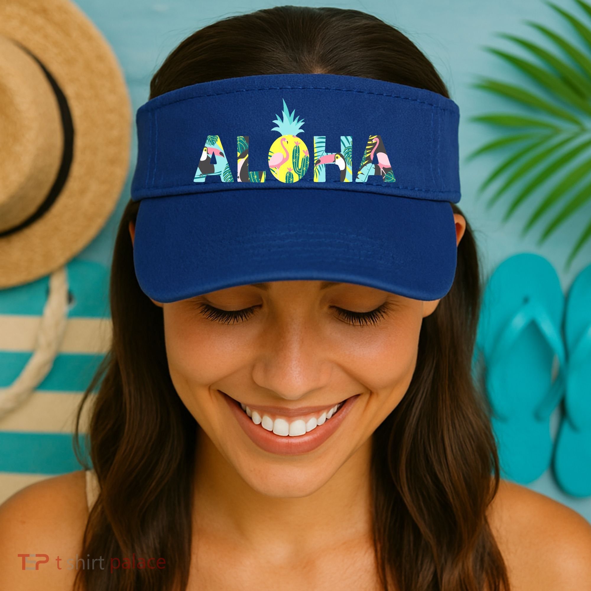 Aloha Tropical Style Visor