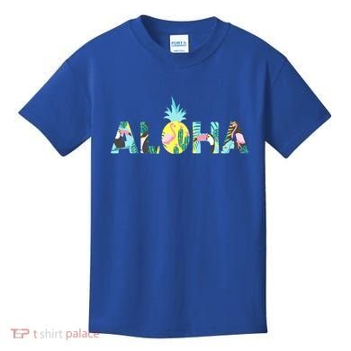 Aloha Tropical Style Kids T-Shirt