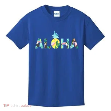 Aloha Tropical Style Kids T-Shirt