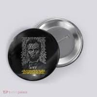 Abraham Lincoln Portrait Gettysburg Address Button thumb 0