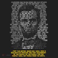 Abraham Lincoln Portrait Gettysburg Address Beanie thumb 2
