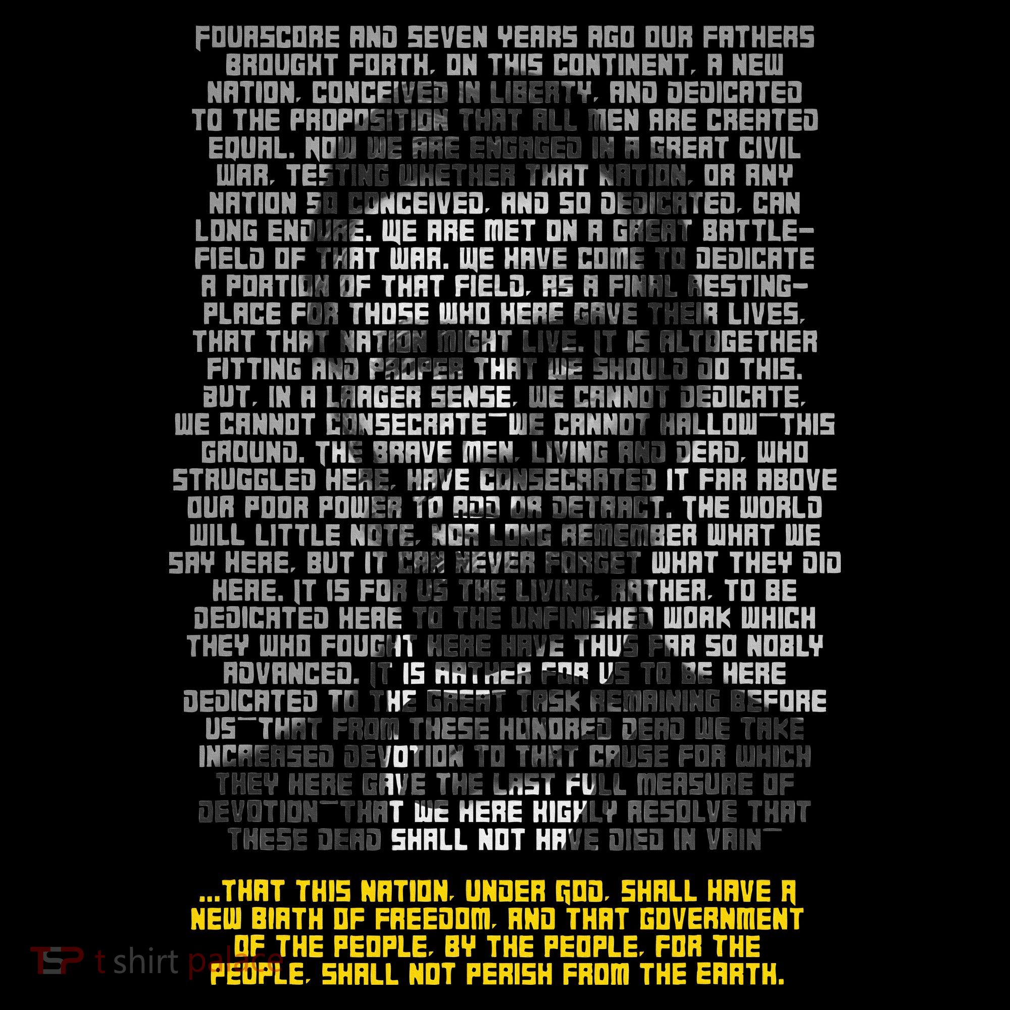 Abraham Lincoln Portrait Gettysburg Address Women's Hoodie