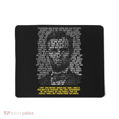 Abraham Lincoln Portrait Gettysburg Address Mousepad