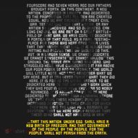 Abraham Lincoln Portrait Gettysburg Address Baby Bodysuit thumb 2