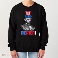 Abraham Lincoln President 4th Of July Gift Merica Gift Women's Sweatshirt thumb 0