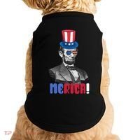 Abraham Lincoln President 4th Of July Gift Merica Gift Doggie Tank thumb 0