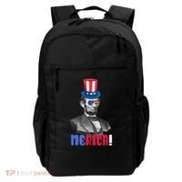 Abraham Lincoln President 4th Of July Gift Merica Gift Backpack thumb 0
