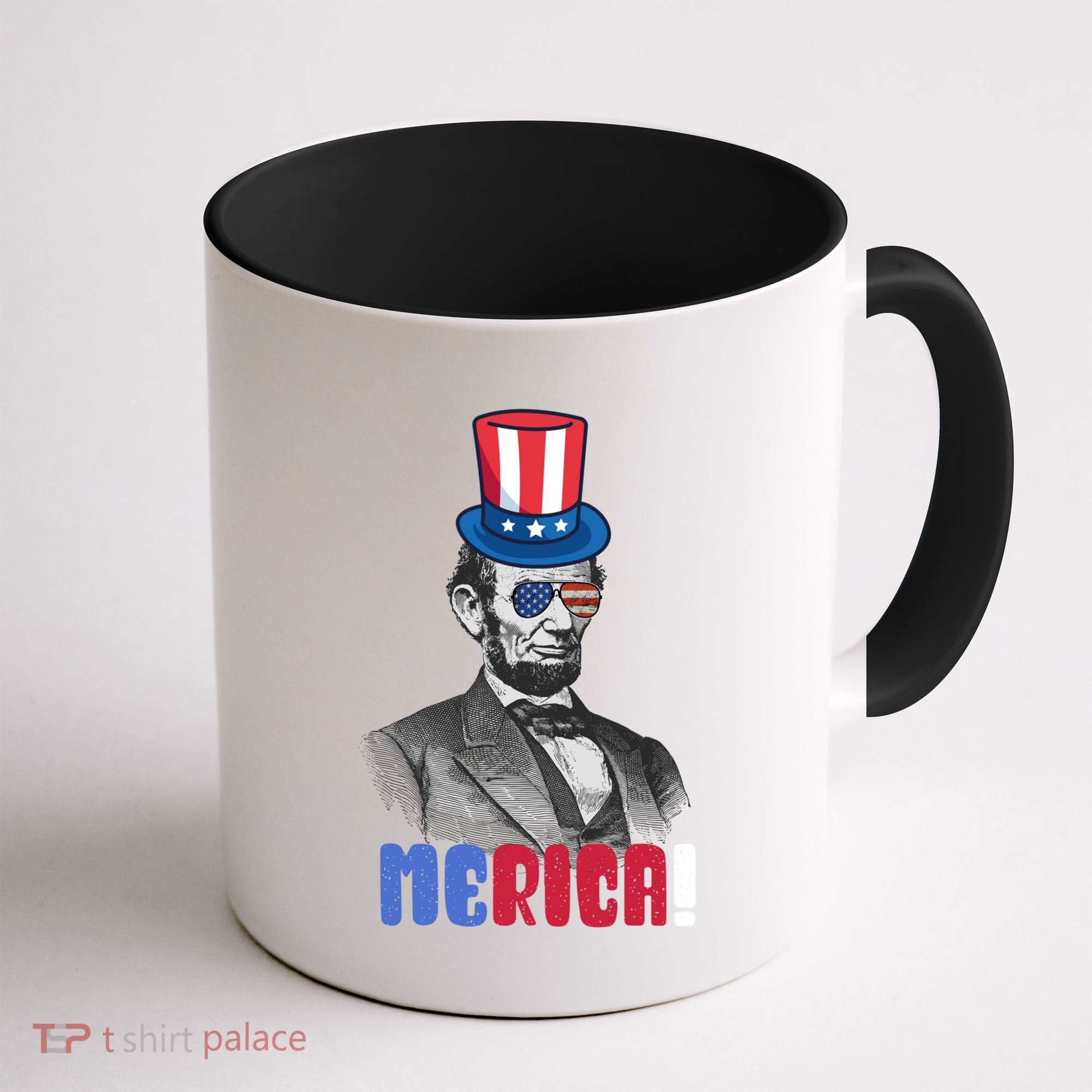 Abraham Lincoln President 4th Of July Gift Merica Gift Coffee Mug