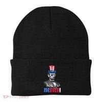 Abraham Lincoln President 4th Of July Gift Merica Gift Beanie thumb 0