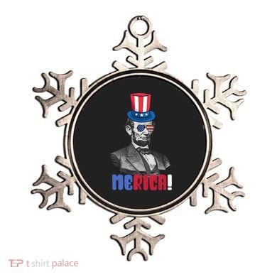 Abraham Lincoln President 4th Of July Gift Merica Gift Ornament