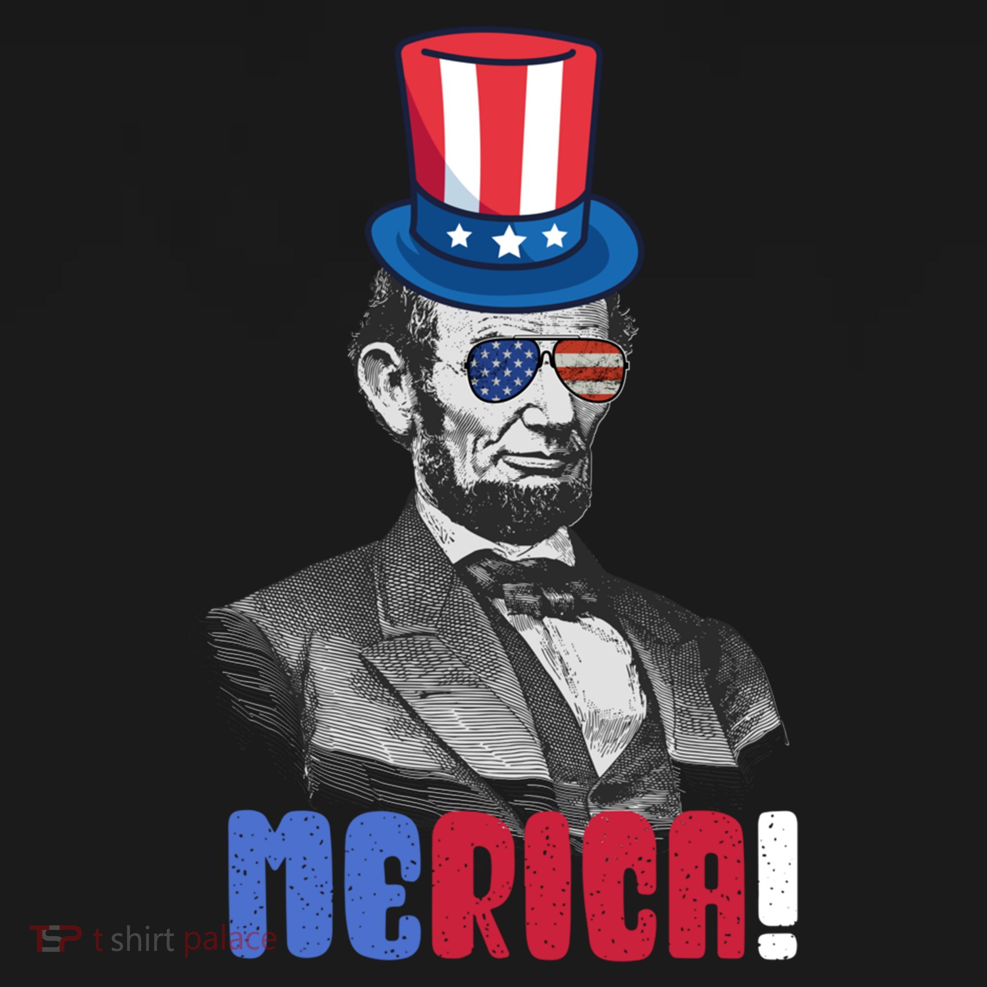 Abraham Lincoln President 4th Of July Gift Merica Gift Ornament